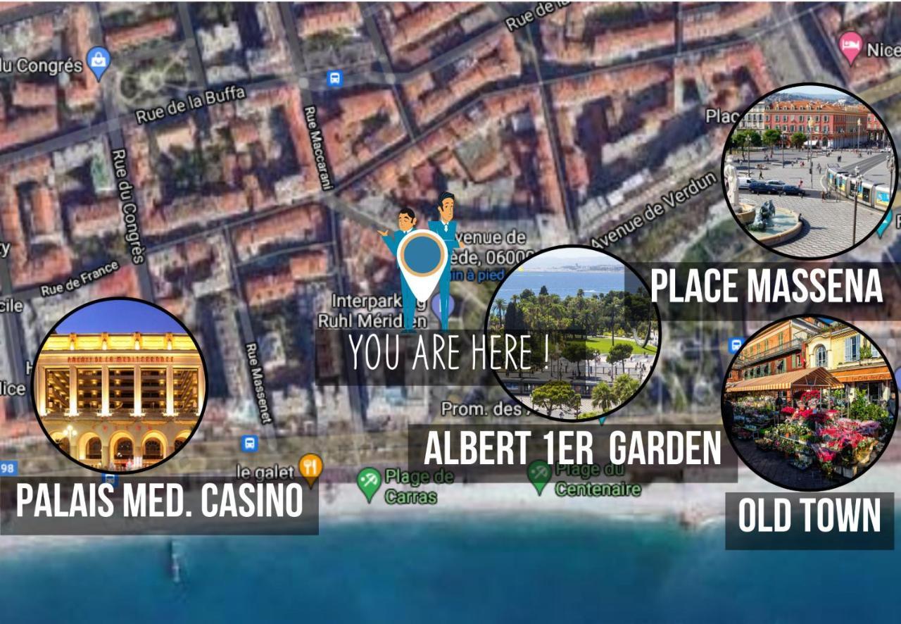 Apartment Nestor&jeeves - 1er Design - Hyper Center - Very Close Sea And Pedestrian Zone Nizza